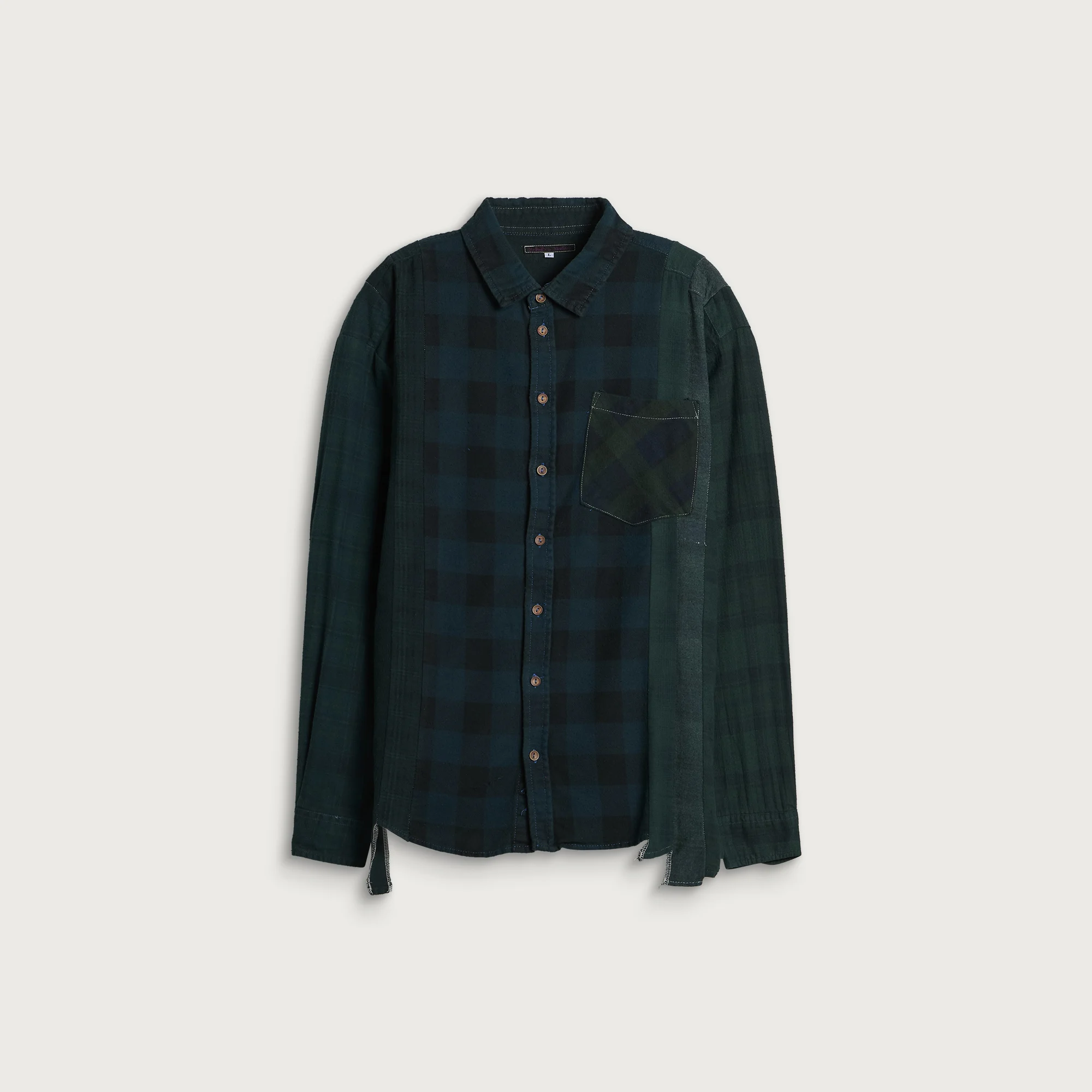 Needles 7 Cuts Overdyed Flannel Shirt