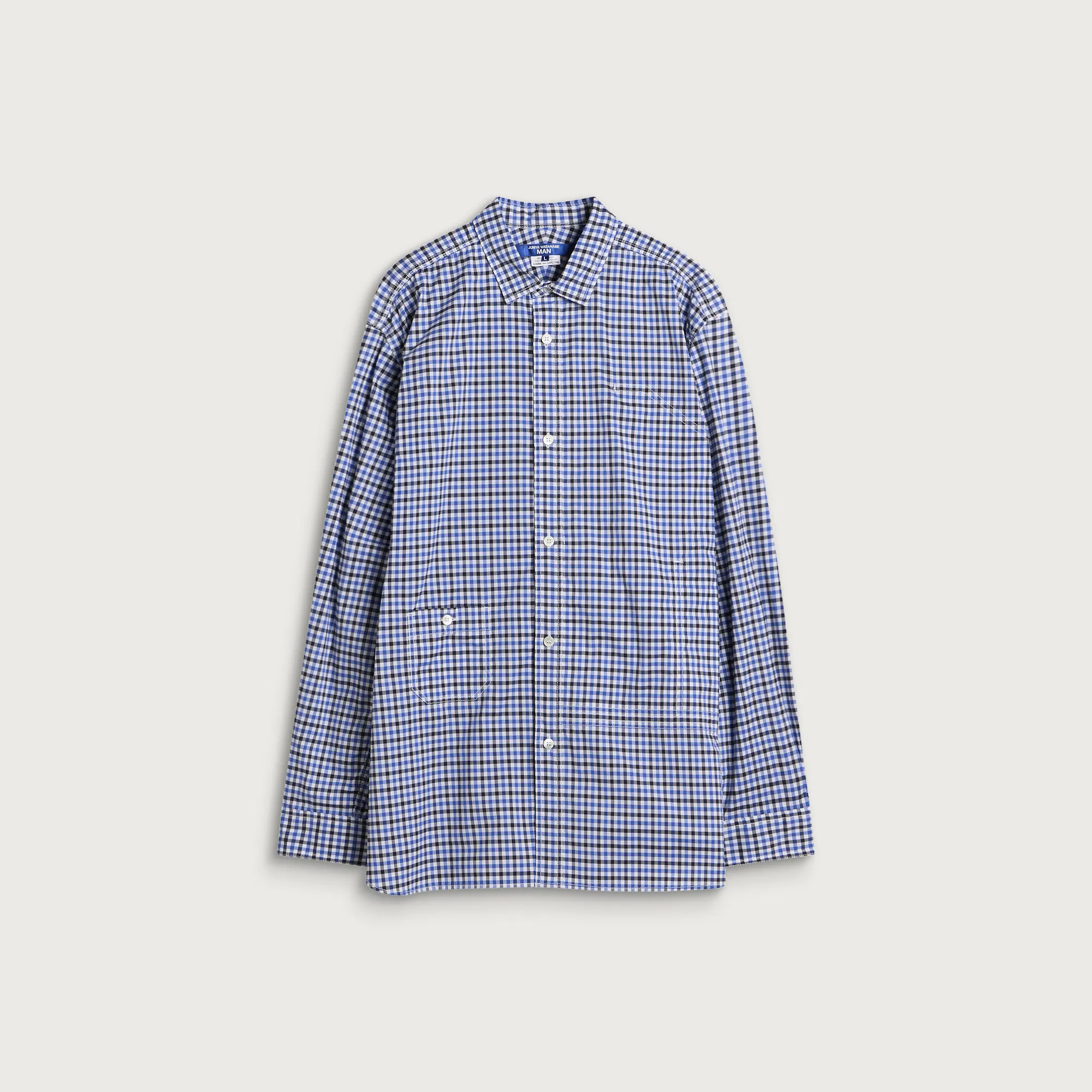 Junya Watanabe MAN Mixed Check Corduroy Ripstop Shirt