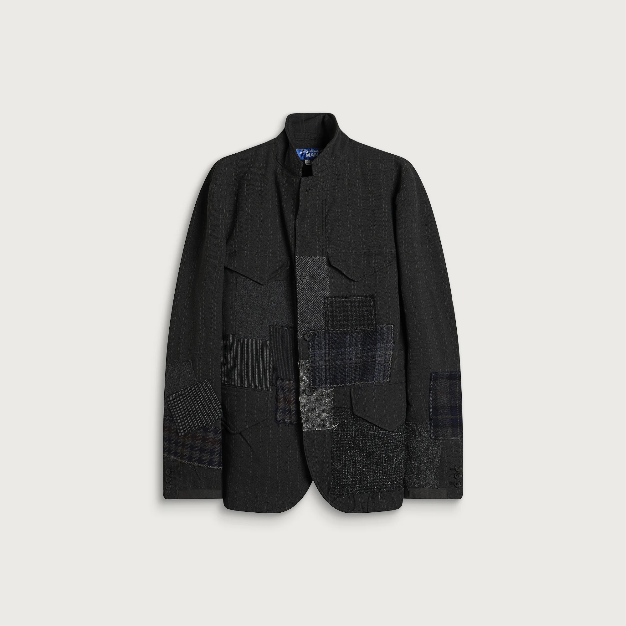 Junya Watanabe MAN Patchwork Mixed Fabric Blazer