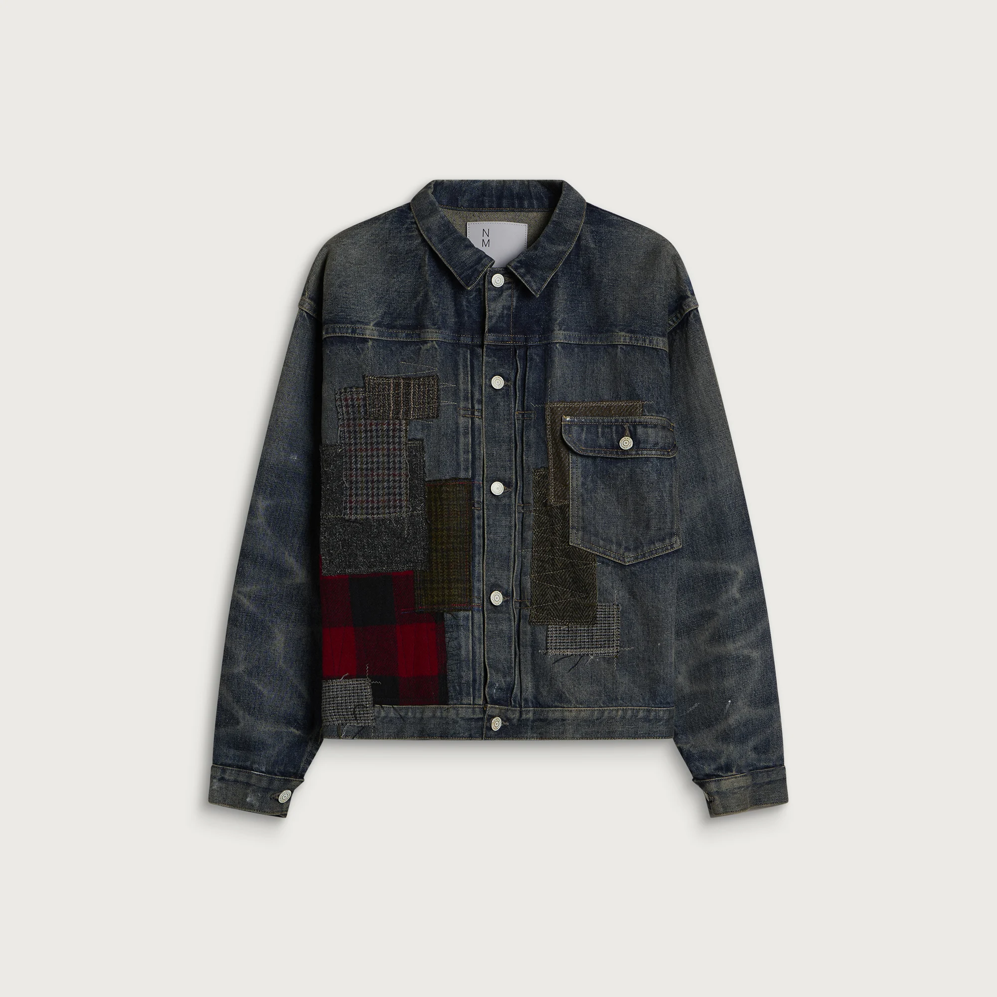 Junya Watanabe MAN Custom Patchwork Denim Jacket