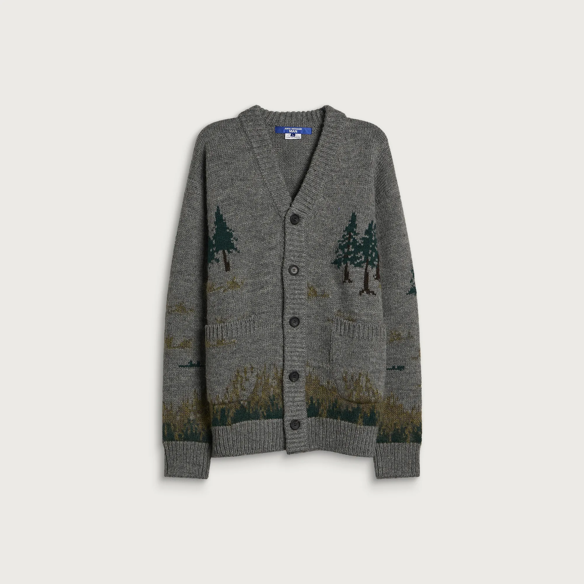 Junya Watanabe MAN Wool Intarsia Cardigan