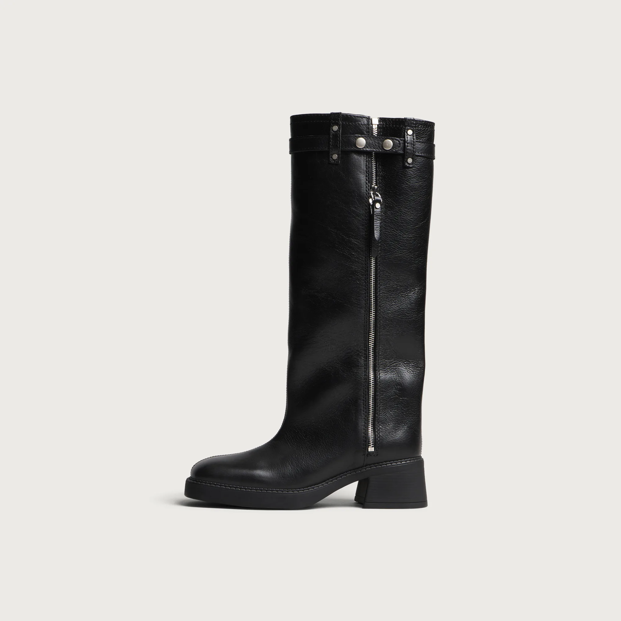 Miista Izolda Zipper Tall Boots