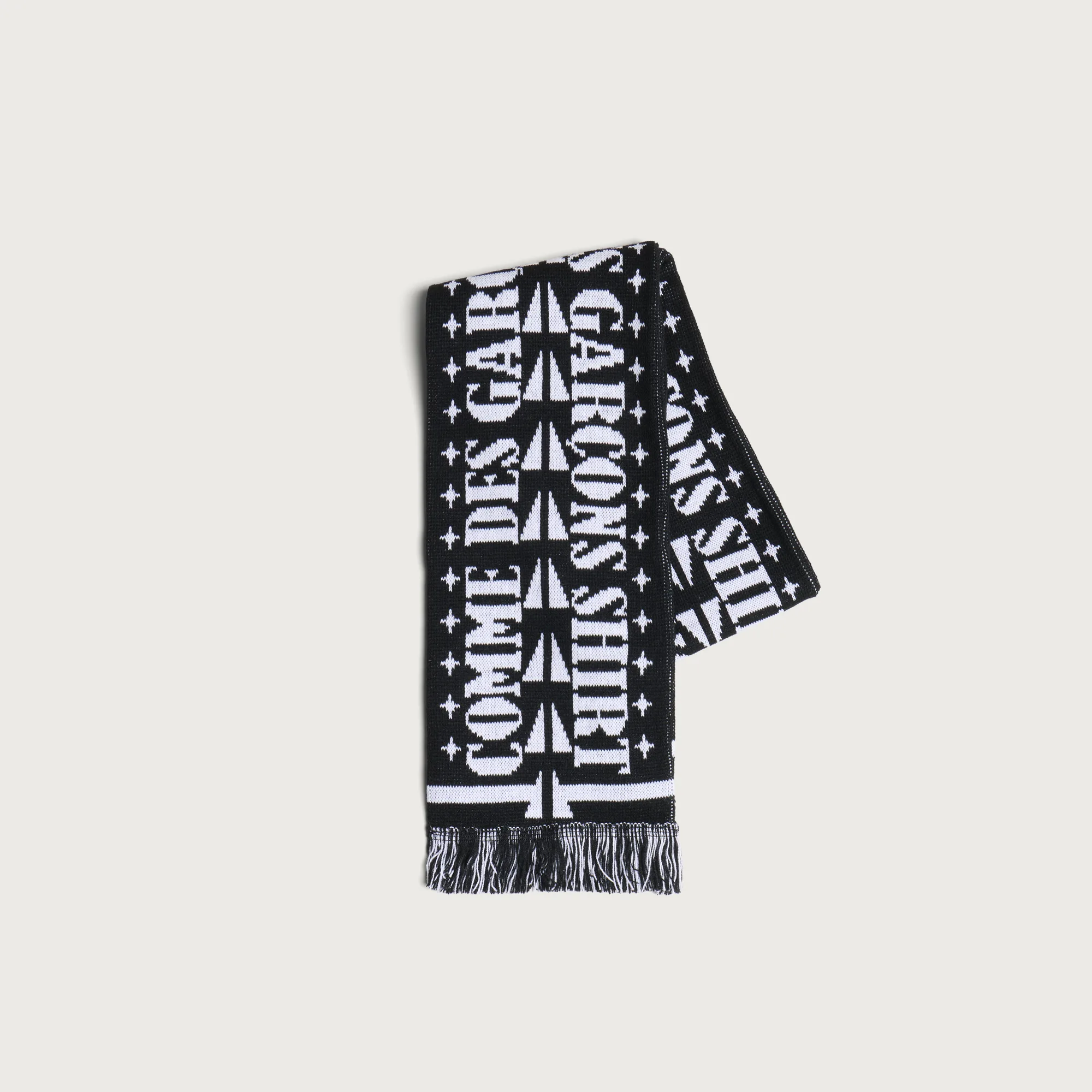 Comme des Garçons SHIRT Knitted Football Scarf