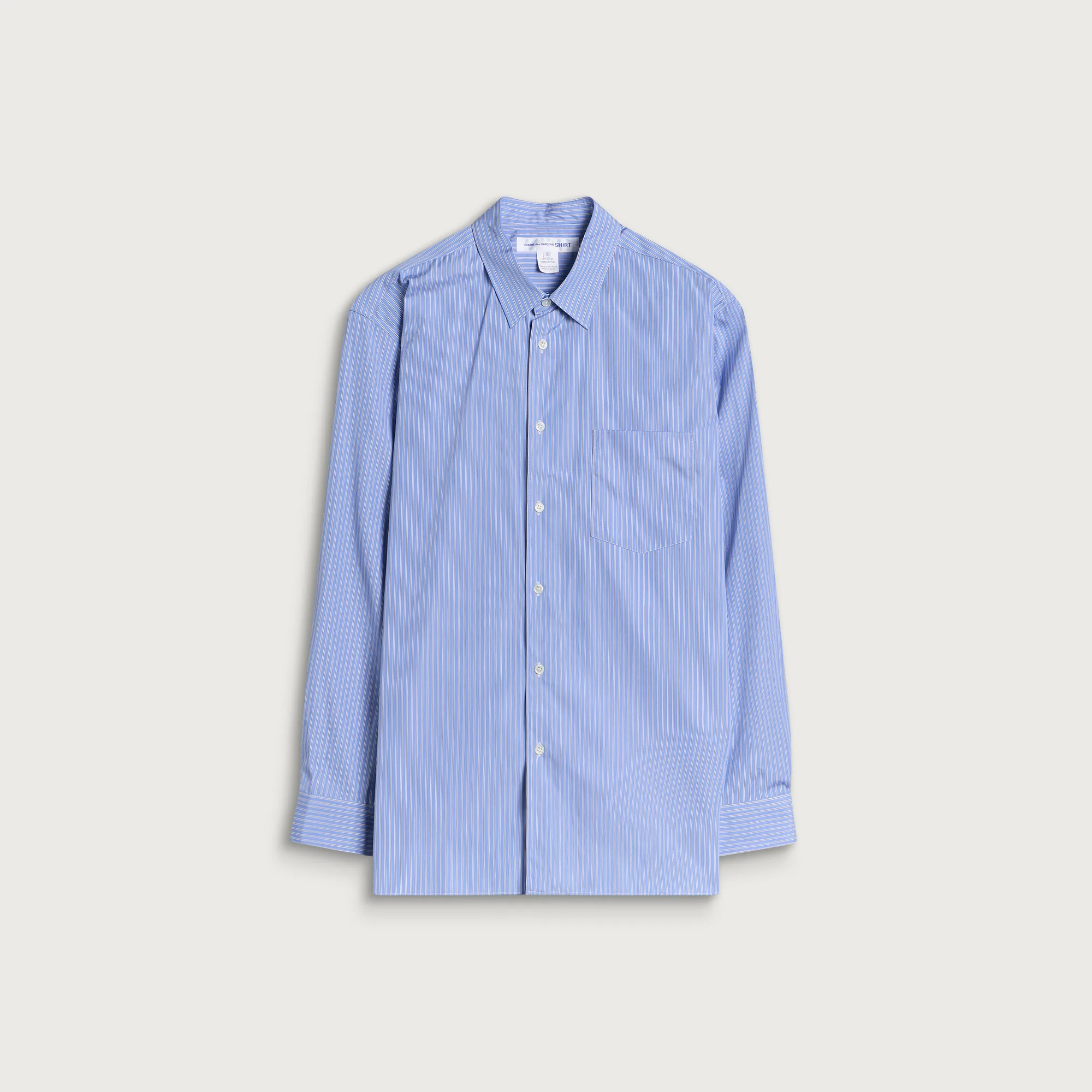 Comme des Garçons SHIRT Cotton Poplin Stripe Shirt