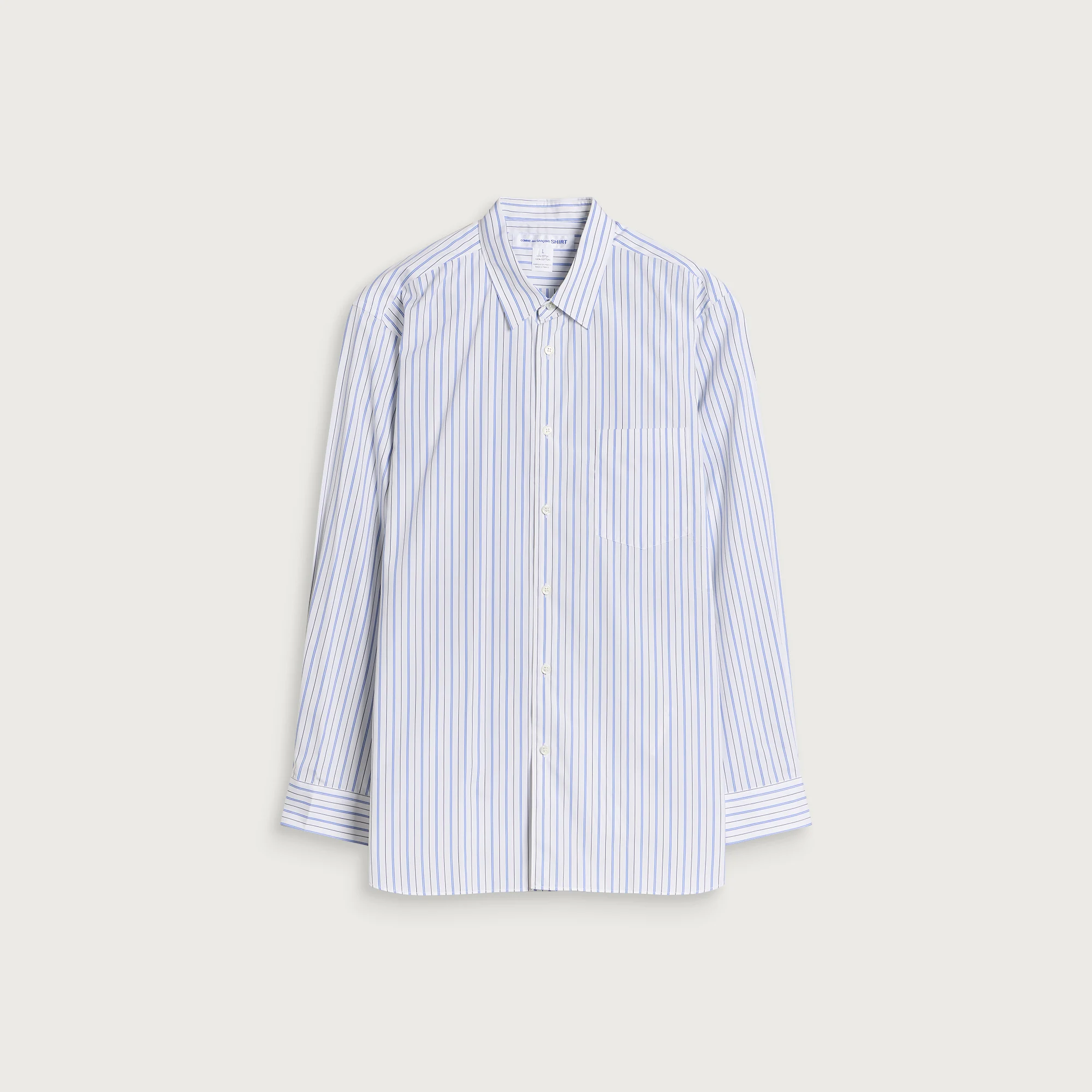 Comme des Garçons SHIRT Cotton Poplin Stripe Shirt