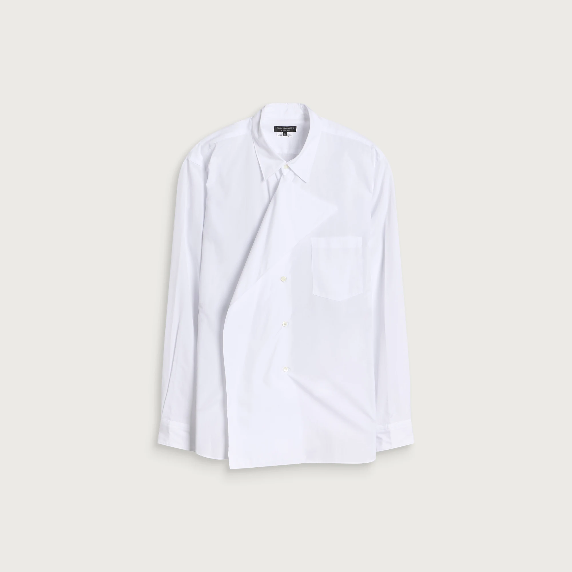 Comme des Garçons Homme Plus Cotton Shirt with Overlay