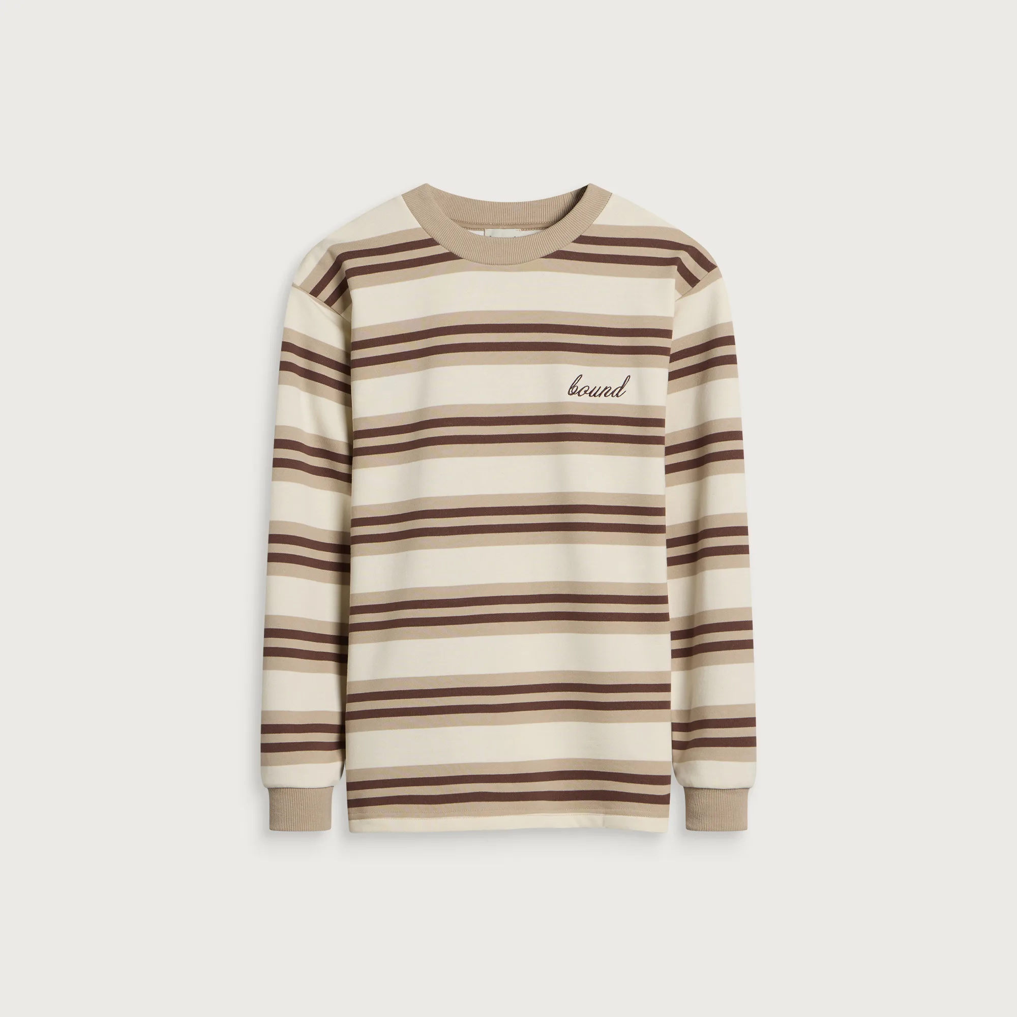 Bound Stripe Long Sleeve T-Shirt