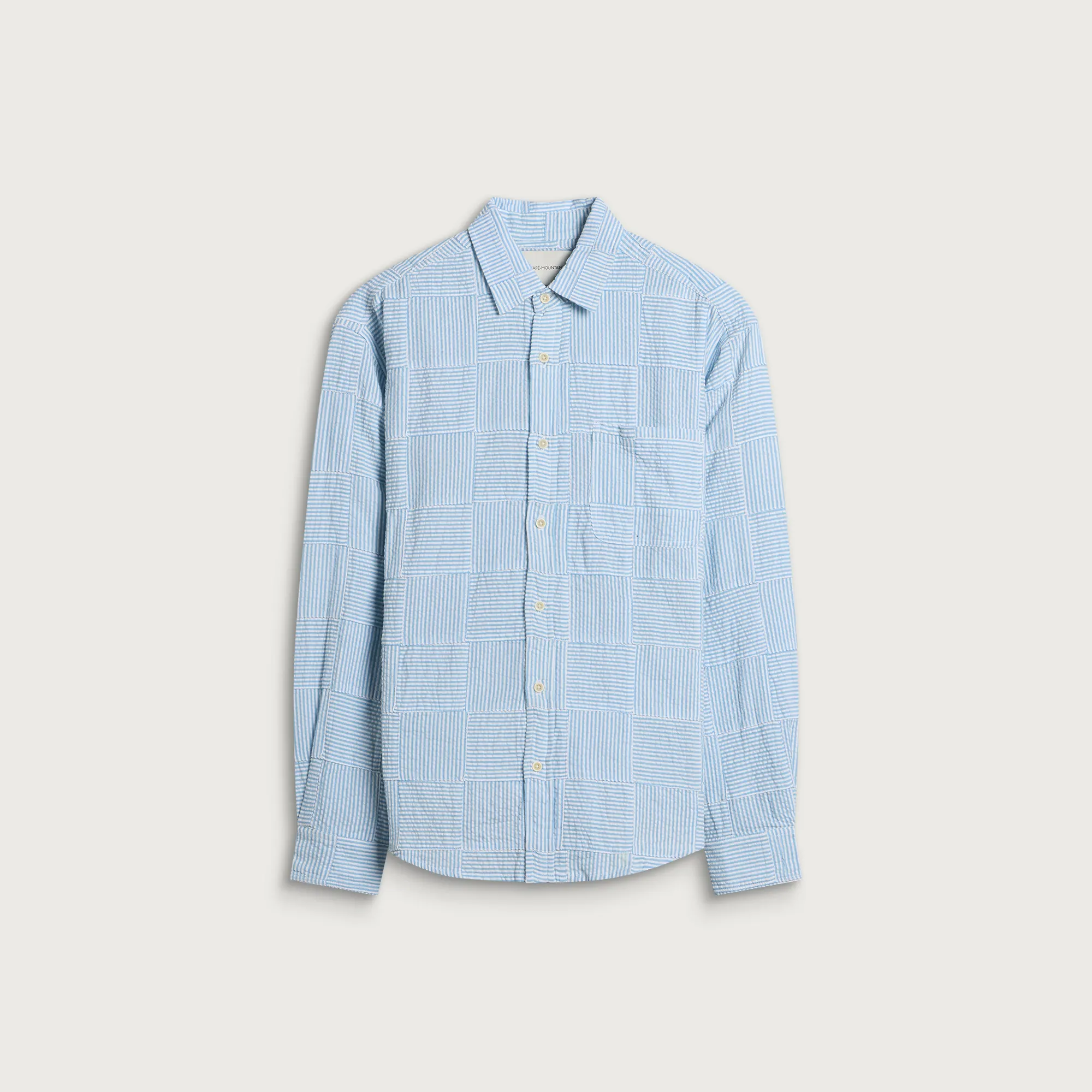 Café Mountain Patchwork Stripe Heritage Shirt