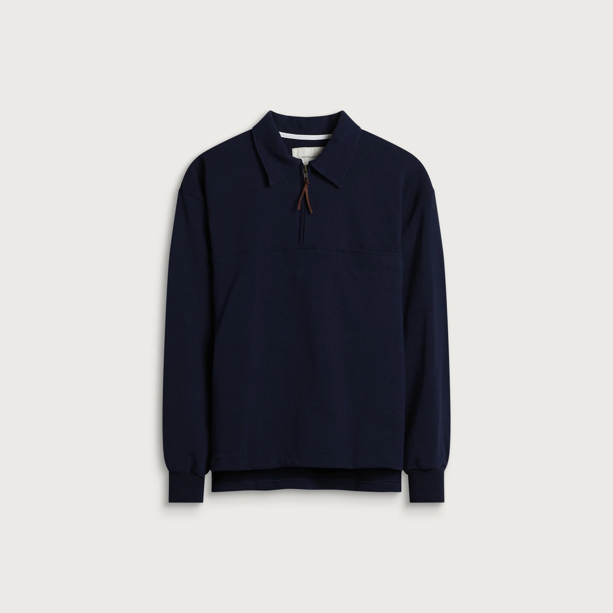 Café Mountain Quarter Zip Heavy Sweatshirt