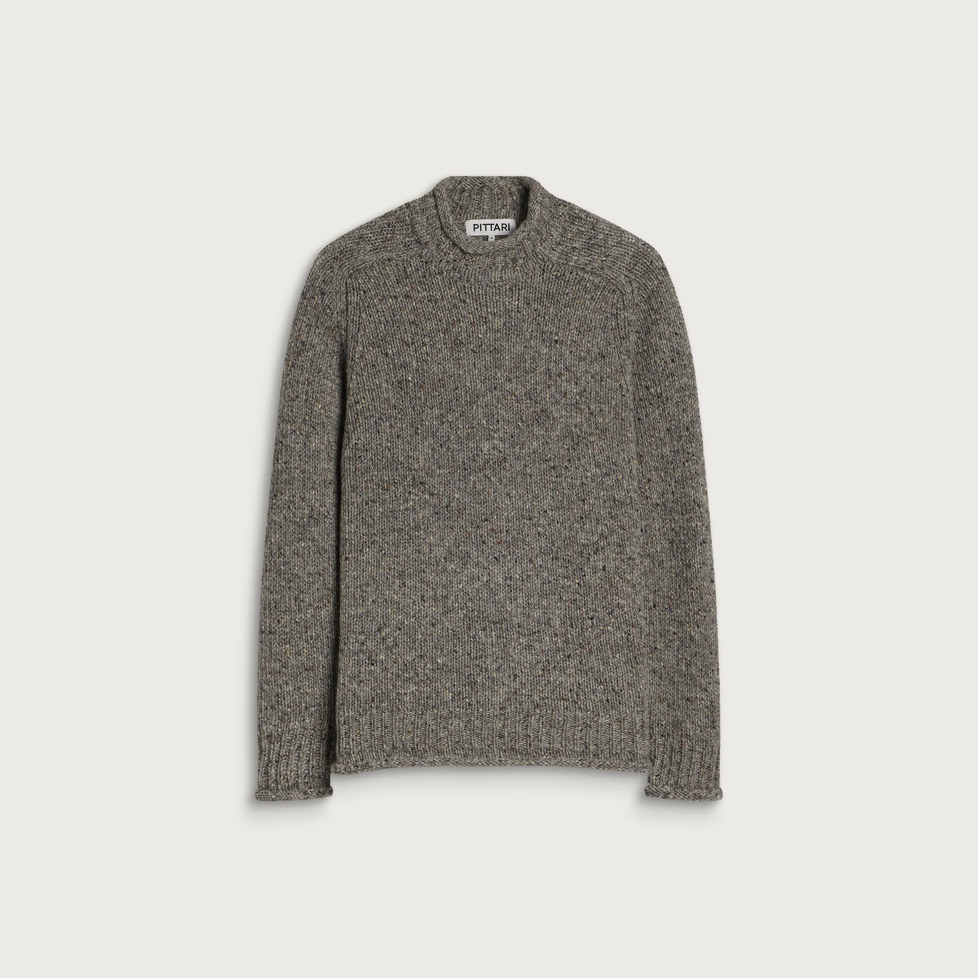 PITTARI Findhorn Donegal Roll Collar Jumper