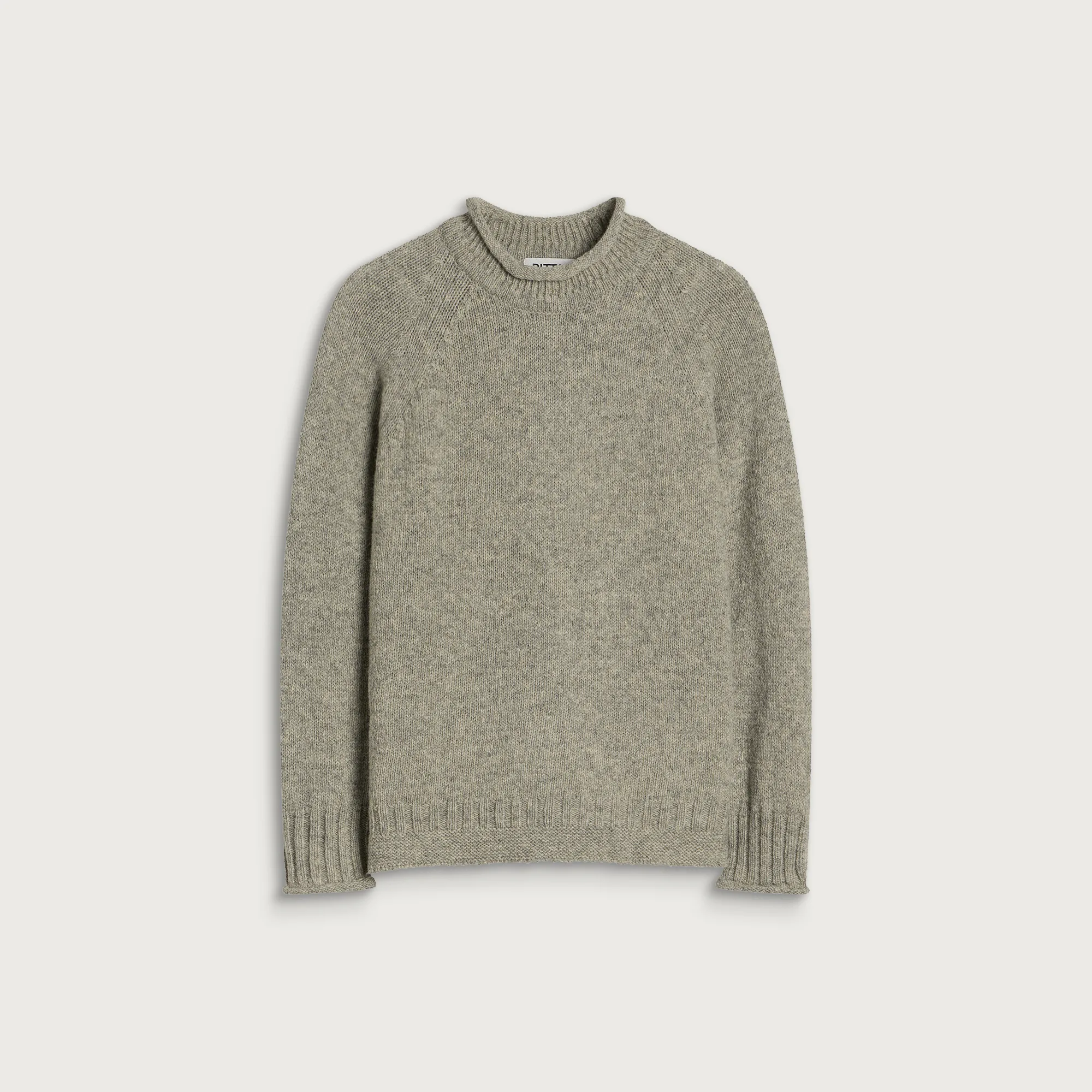PITTARI Seti Heritage Lambswool Roll Collar Jumper