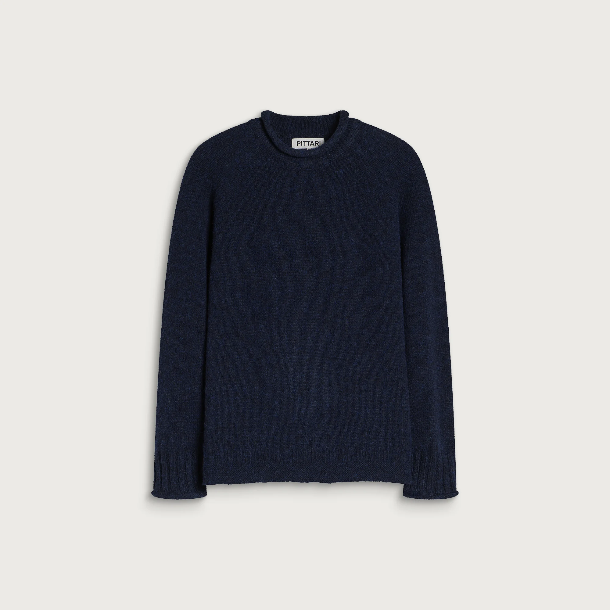 PITTARI Seti Heritage Lambswool Roll Collar Jumper