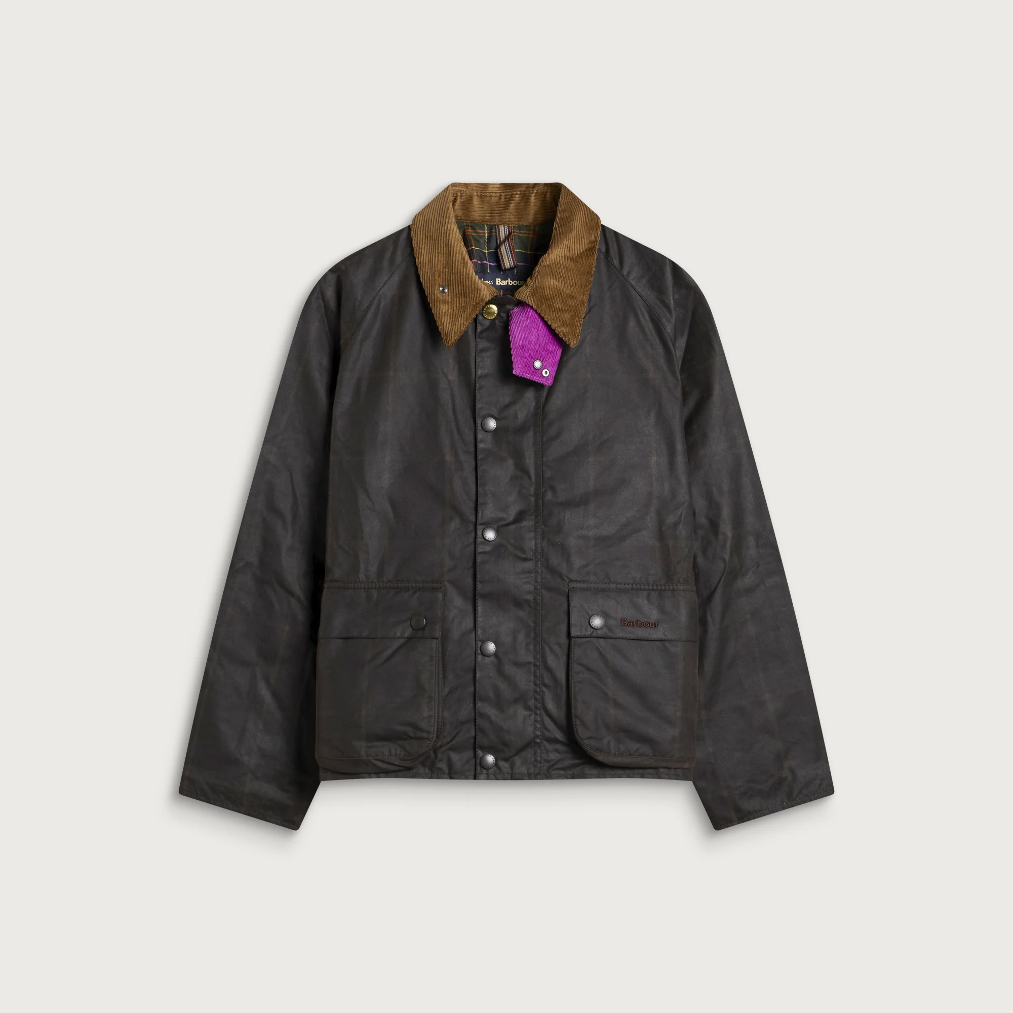 Barbour x Paul Smith Transport Windowpane Wax Jacket