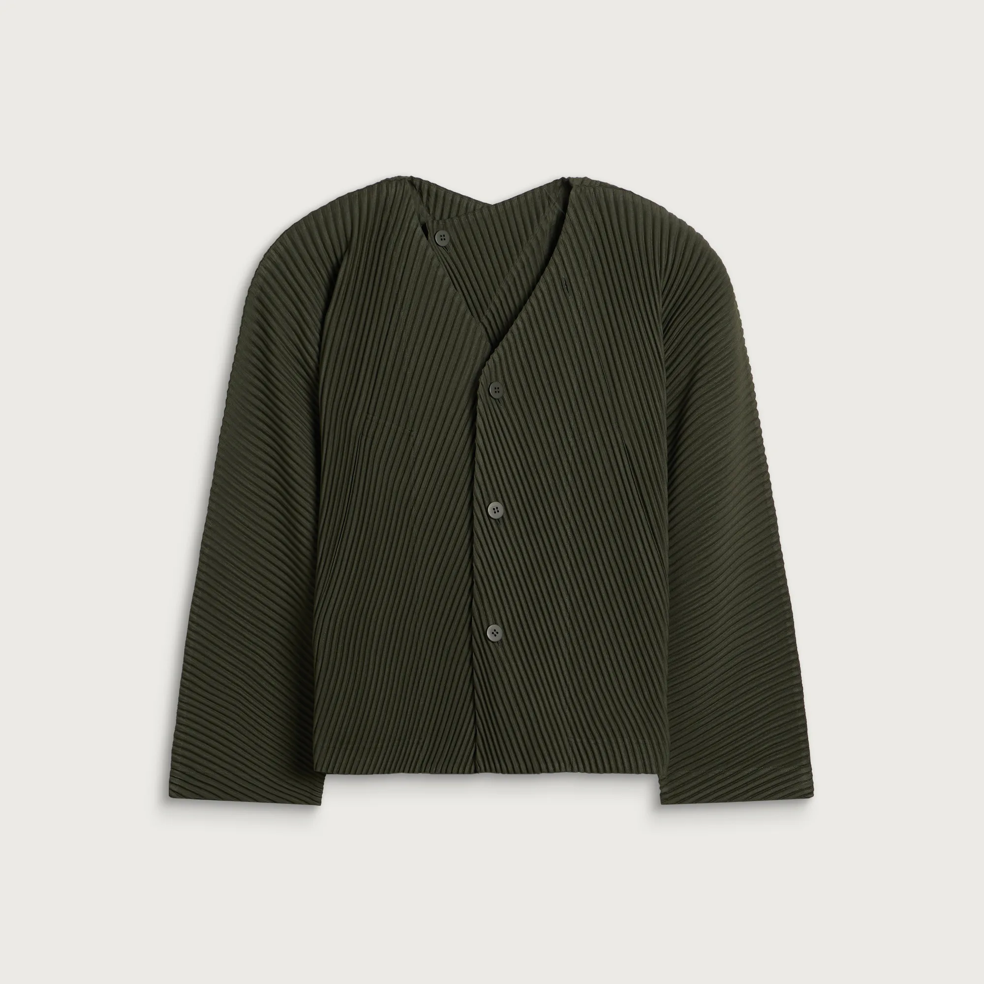Homme Plissé Issey Miyake Pleated Cardigan