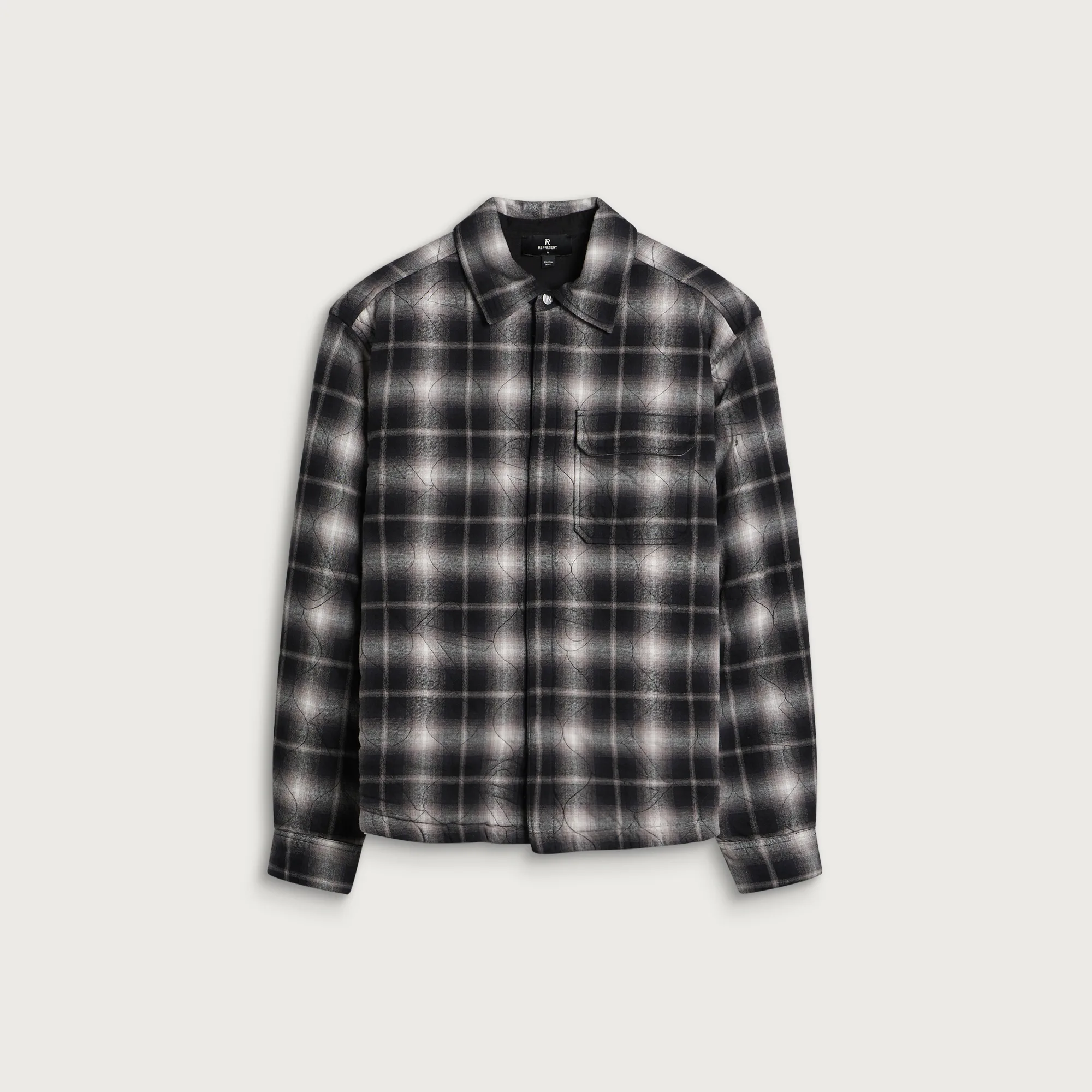 Represent Logo Quilted Shirt