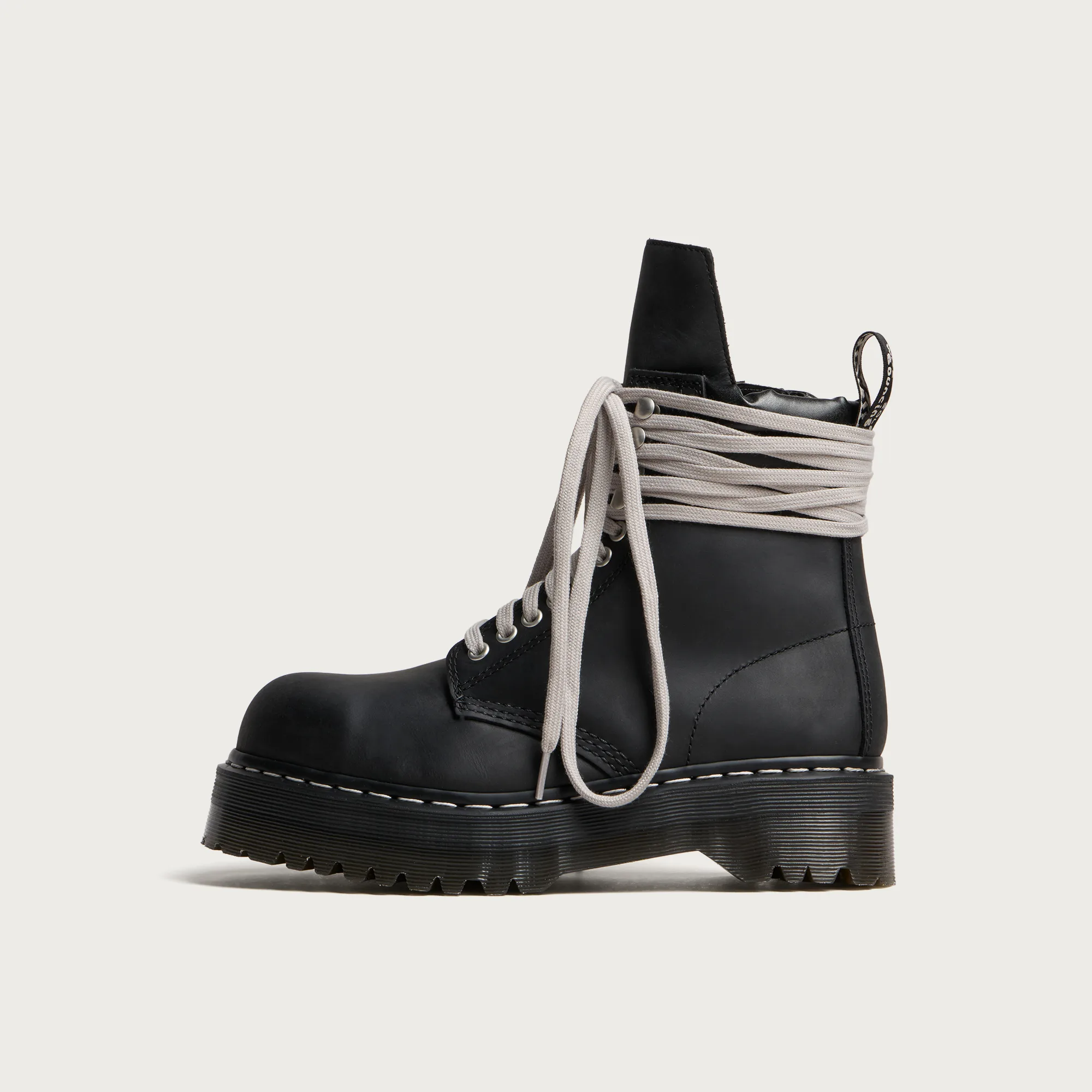 Rick Owens x Dr. Martens Quad Sole Steel Toe Boot