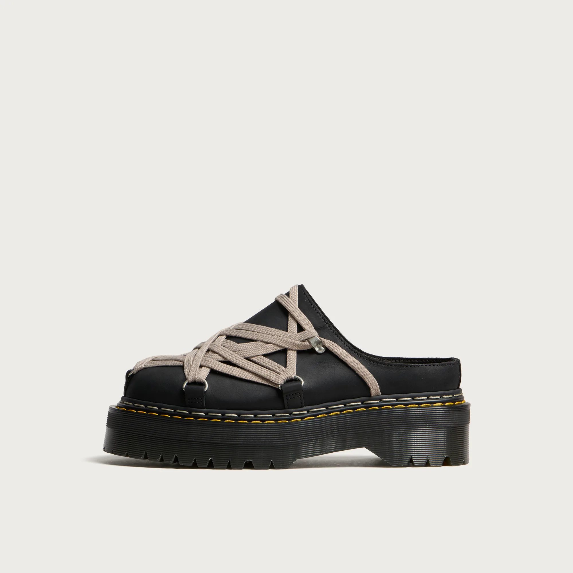 Rick Owens x Dr. Martens Quad Sole Megalace Mule